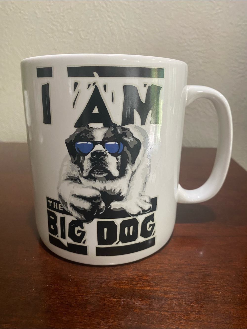 Vintage, Large Ceramic, Big Dogs Brand, I AM THE BIG DOG Mug